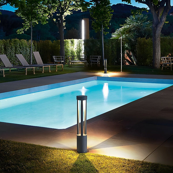 Outdoor Post Light, Waterproof LED High Pole, Landscape Decorative for Yard/Patio/Pathway