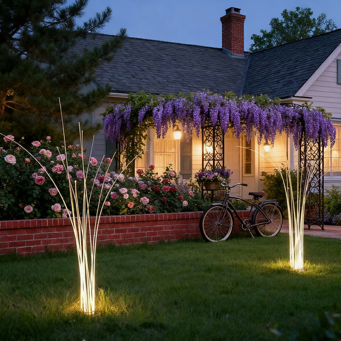 Reed-shaped LED Outdoor Light - Waterproof Garden Landscape Decorative Lighting, Subtle Illumination