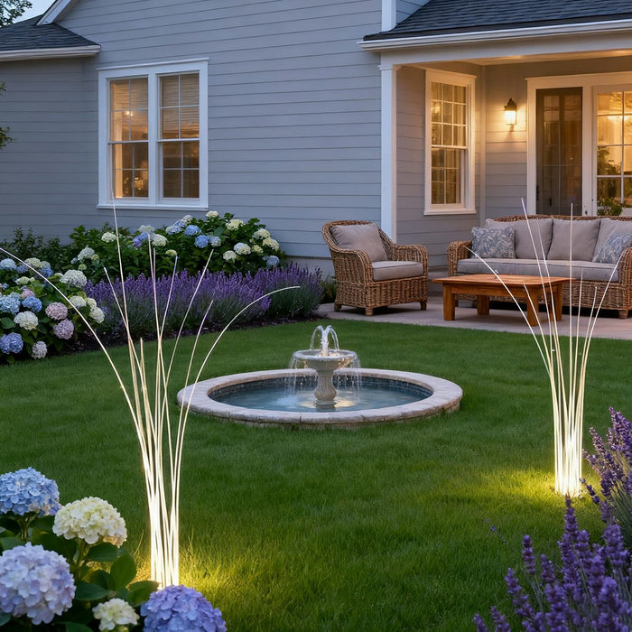 Reed-shaped LED Outdoor Light - Waterproof Garden Landscape Decorative Lighting, Subtle Illumination