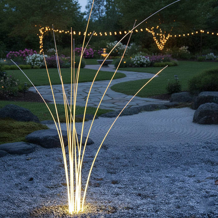 Reed-shaped LED Outdoor Light - Waterproof Garden Landscape Decorative Lighting, Subtle Illumination