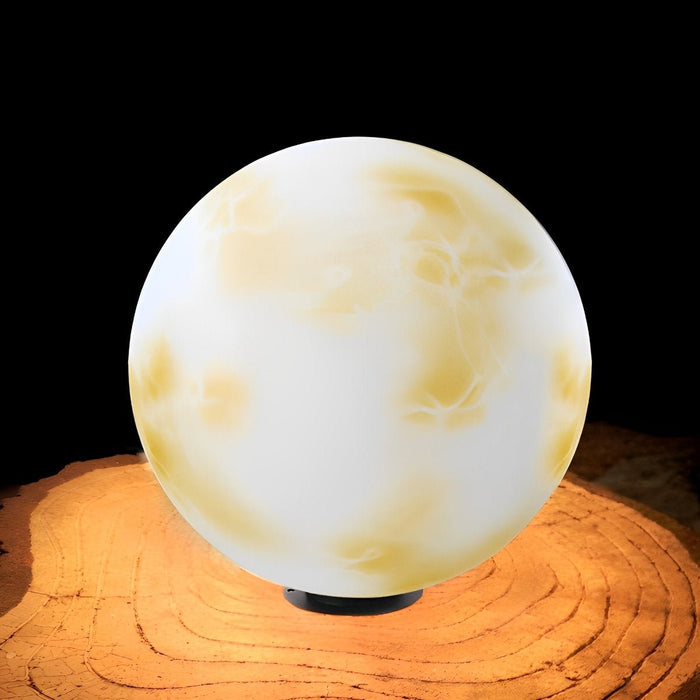 Dusk to Dawn Solar Post Cap Light, Waterproof Sphere for Outdoor Fence/Deck/Patio