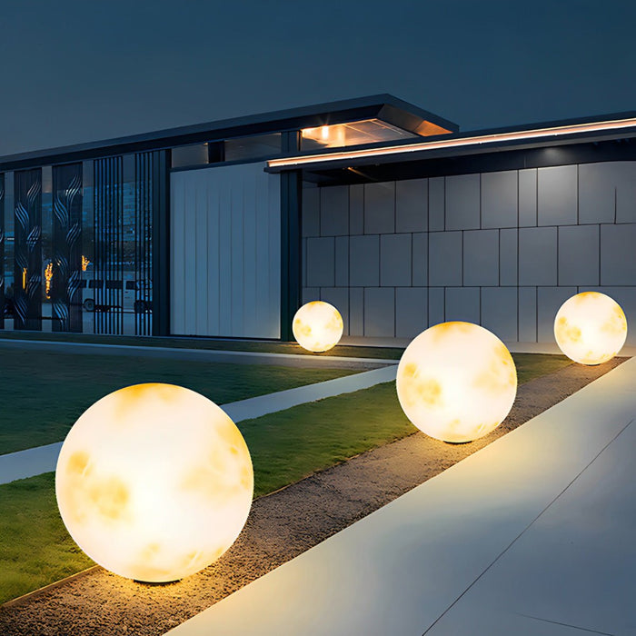 Dusk to Dawn Solar Post Cap Light, Waterproof Sphere for Outdoor Fence/Deck/Patio