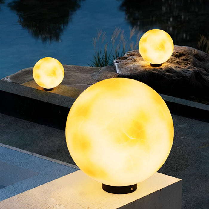 Dusk to Dawn Solar Post Cap Light, Waterproof Sphere for Outdoor Fence/Deck/Patio