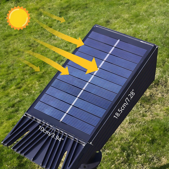 LED Solar Spot Light - Waterproof Multi-Zoom / RGB Color Changing Landscape Lighting for Outdoor Gardens, Patios