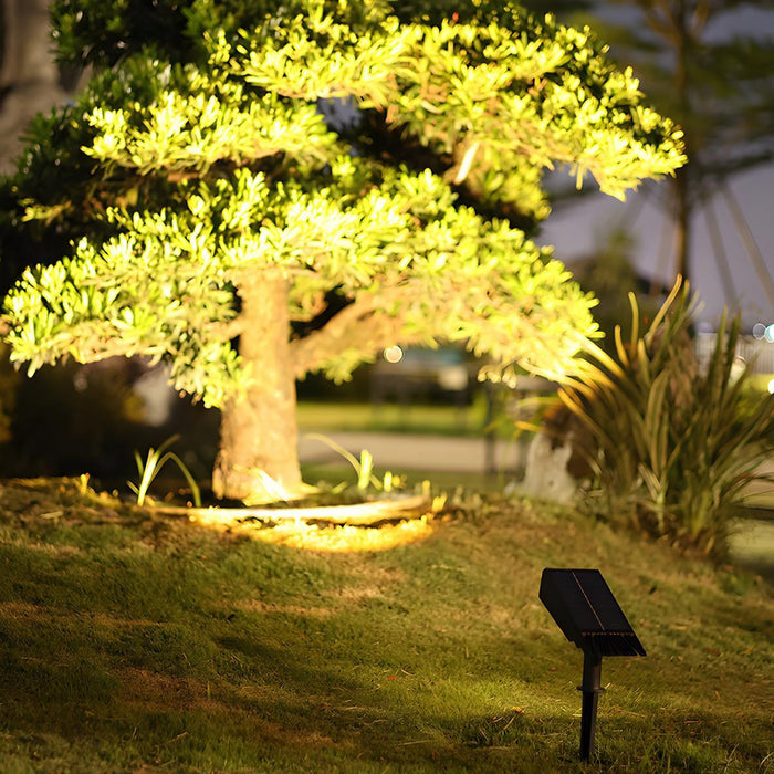 LED Solar Spot Light - Waterproof Multi-Zoom / RGB Color Changing Landscape Lighting for Outdoor Gardens, Patios