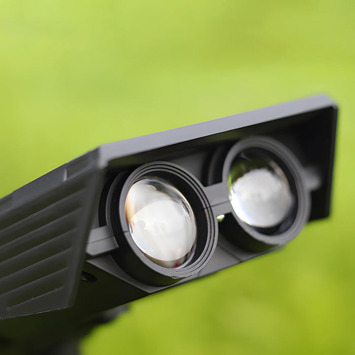 LED Solar Spot Light - Waterproof Multi-Zoom / RGB Color Changing Landscape Lighting for Outdoor Gardens, Patios