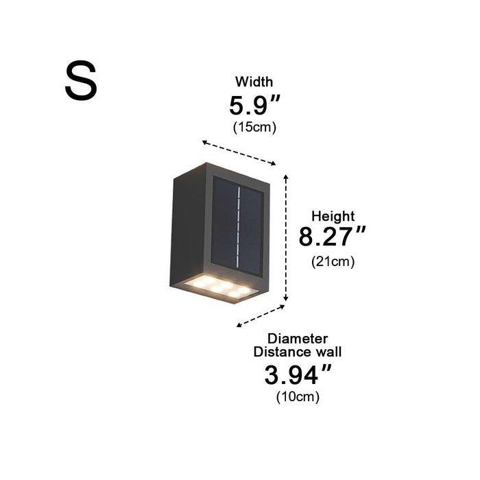 LED Wall Light - Outdoor Waterproof / Light Effect Optional, Villa Courtyard Lighting Fixture