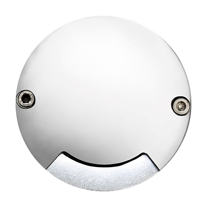 Recessed LED Step Light - Outdoor Walkway/Deck/Stair Lighting, Round Design