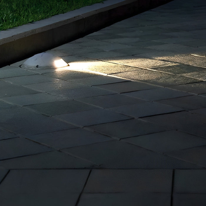 Recessed LED Step Light - Outdoor Walkway/Deck/Stair Lighting, Round Design