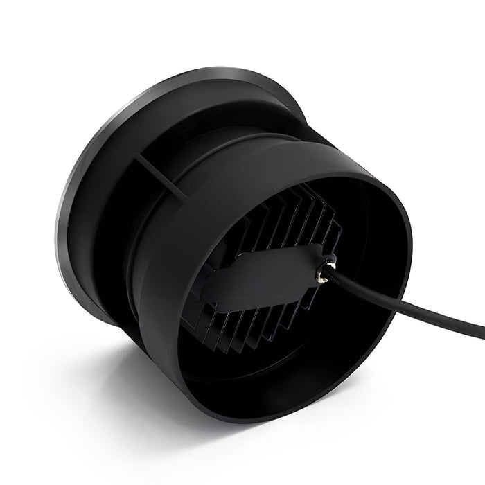 Recessed LED Step Light - Outdoor Walkway/Deck/Stair Lighting, Round Design