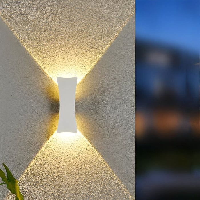 Up and Down LED Outdoor Wall Light - Modern Exterior Sconce, Dual Directional Illumination
