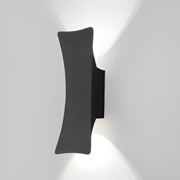 Up and Down LED Outdoor Wall Light - Modern Exterior Sconce, Dual Directional Illumination