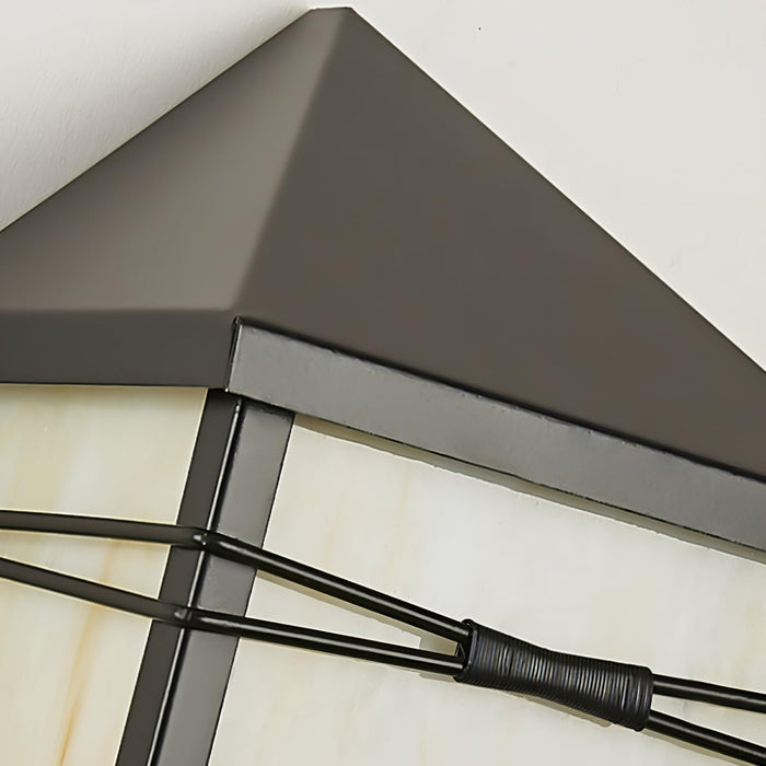 House Shape Outdoor LED Porch Wall Light - Modern Farmhouse Sconce, Waterproof Exterior Fixture