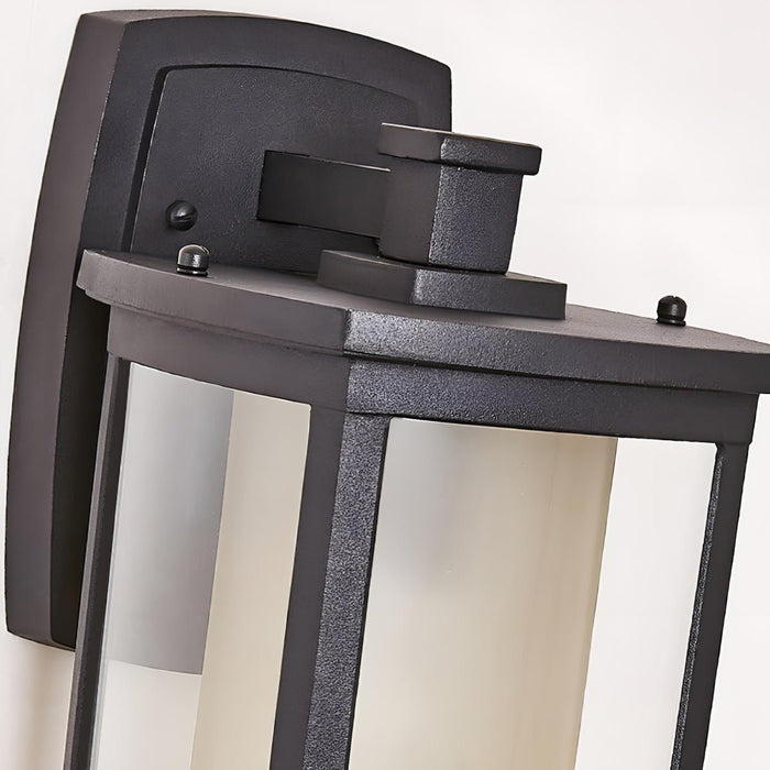 Modern Farmhouse Outdoor LED Wall Light - Waterproof Porch Sconce, Die-Cast Aluminum Construction