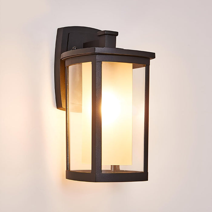 Modern Farmhouse Outdoor LED Wall Light - Waterproof Porch Sconce, Die-Cast Aluminum Construction