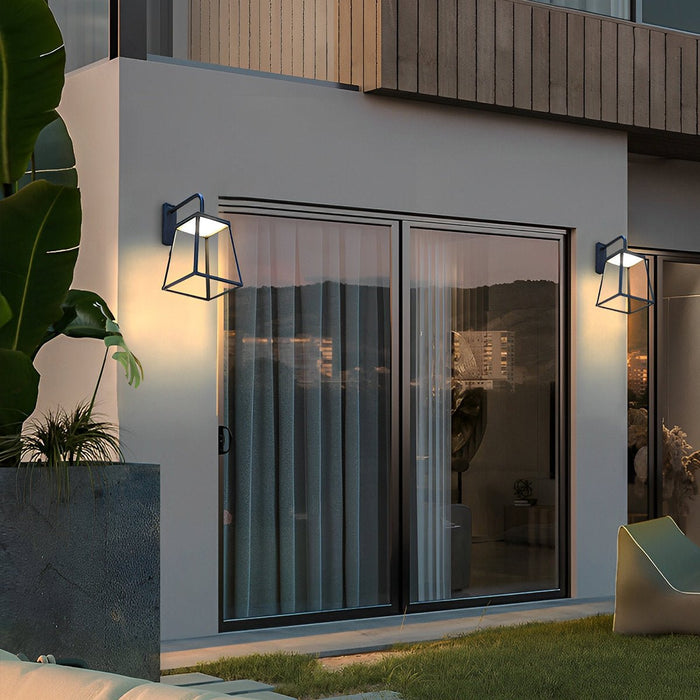 Waterproof Modern Farmhouse Outdoor Porch LED Wall Lights - Exterior Fixture for Patio, Garden, Entryway
