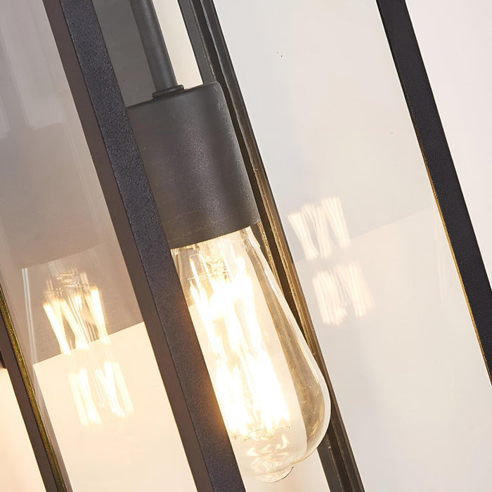 Outdoor LED Porch Wall Light - Waterproof Modern Farmhouse Rectangular Fixture for Entryways, Patios, and Decks