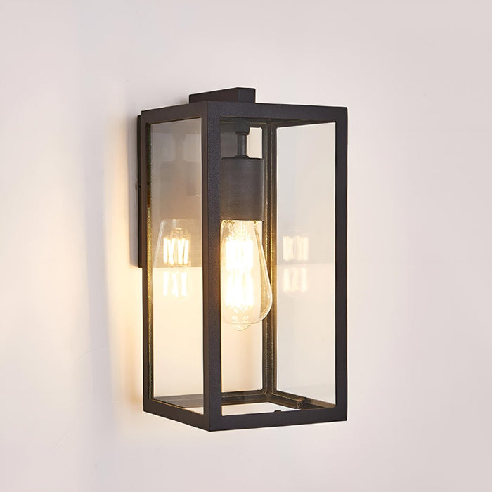 Outdoor LED Porch Wall Light - Waterproof Modern Farmhouse Rectangular Fixture for Entryways, Patios, and Decks