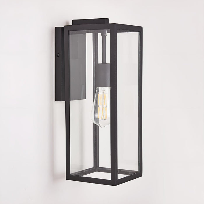 Outdoor LED Porch Wall Light - Waterproof Modern Farmhouse Rectangular Fixture for Entryways, Patios, and Decks