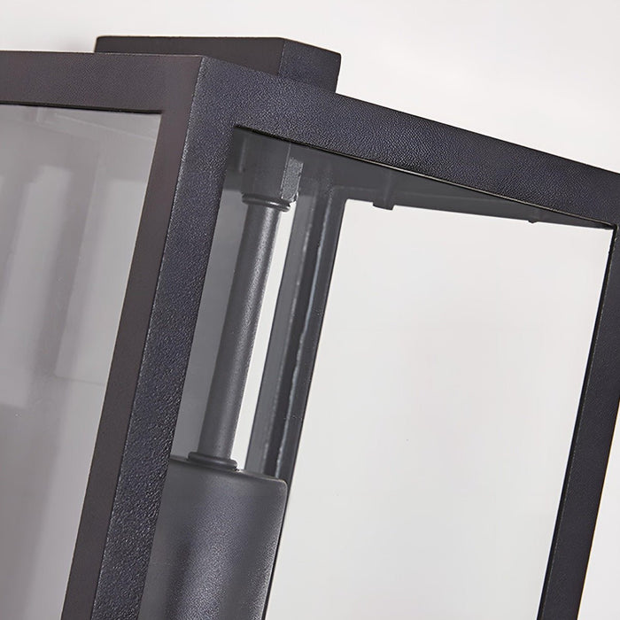 Outdoor LED Porch Wall Light - Waterproof Modern Farmhouse Rectangular Fixture for Entryways, Patios, and Decks