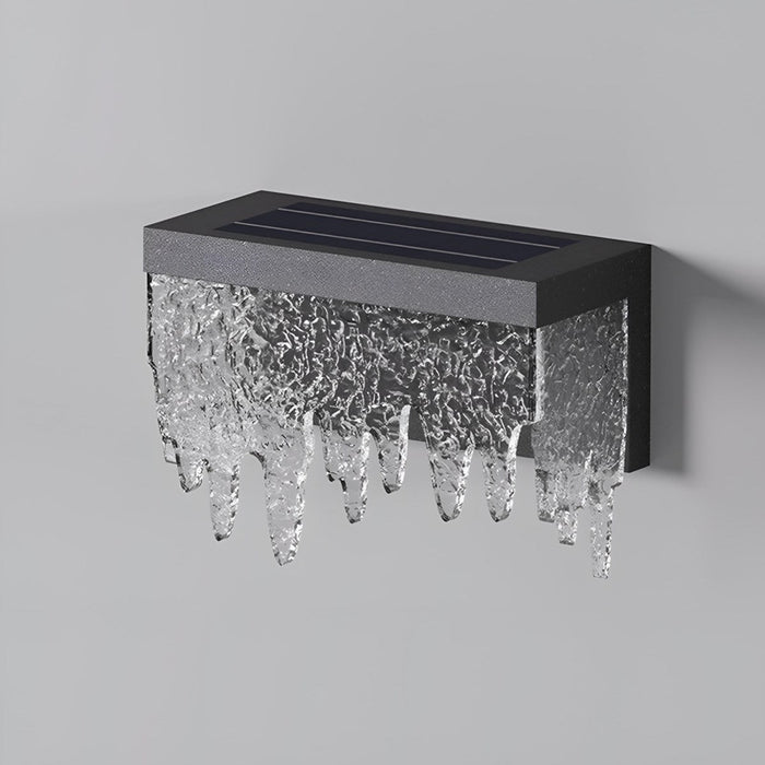Waterproof Modern Farmhouse Waterfall Outdoor Porch LED Wall Lights - Exterior Lighting Fixture, All-Weather Sconce
