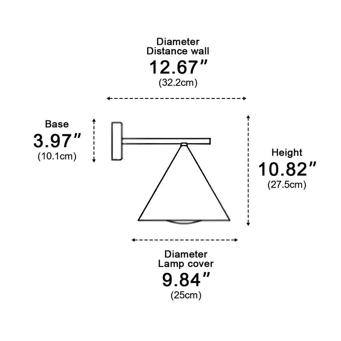 Bell-shaped LED Outdoor Wall Sconce - Modern Minimalist Design, Weatherproof Exterior Lighting