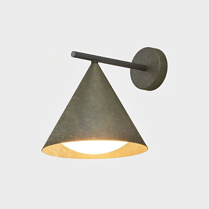 Bell-shaped LED Outdoor Wall Sconce - Modern Minimalist Design, Weatherproof Exterior Lighting