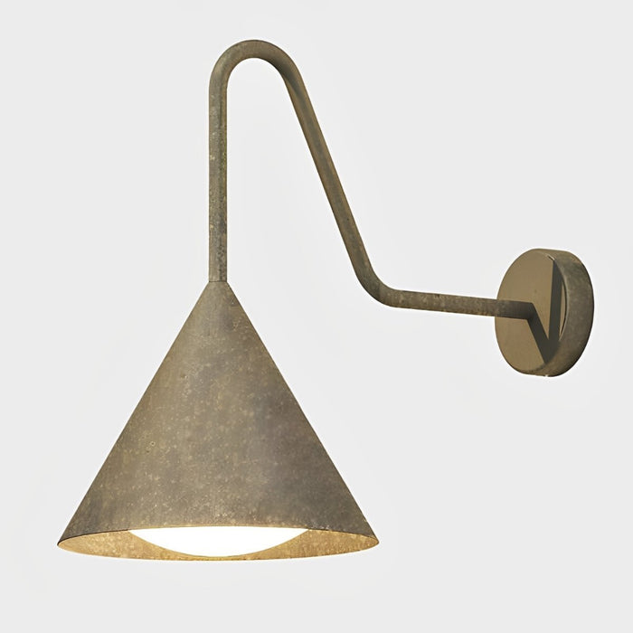 Bell-shaped LED Outdoor Wall Sconce - Modern Minimalist Design, Weatherproof Exterior Lighting