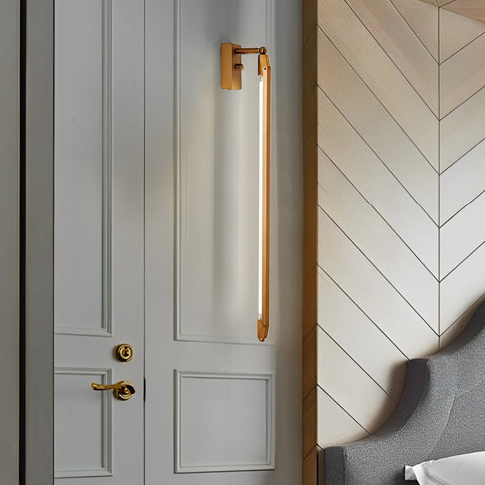 LED Wall Sconce - Waterproof, Modern Minimalist Design - Rotatable Long Strip Lighting