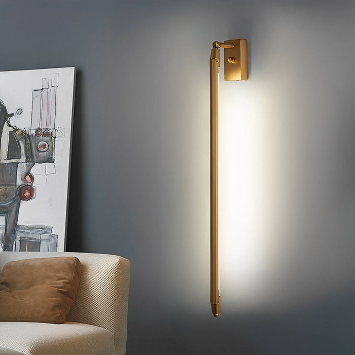 LED Wall Sconce - Waterproof, Modern Minimalist Design - Rotatable Long Strip Lighting