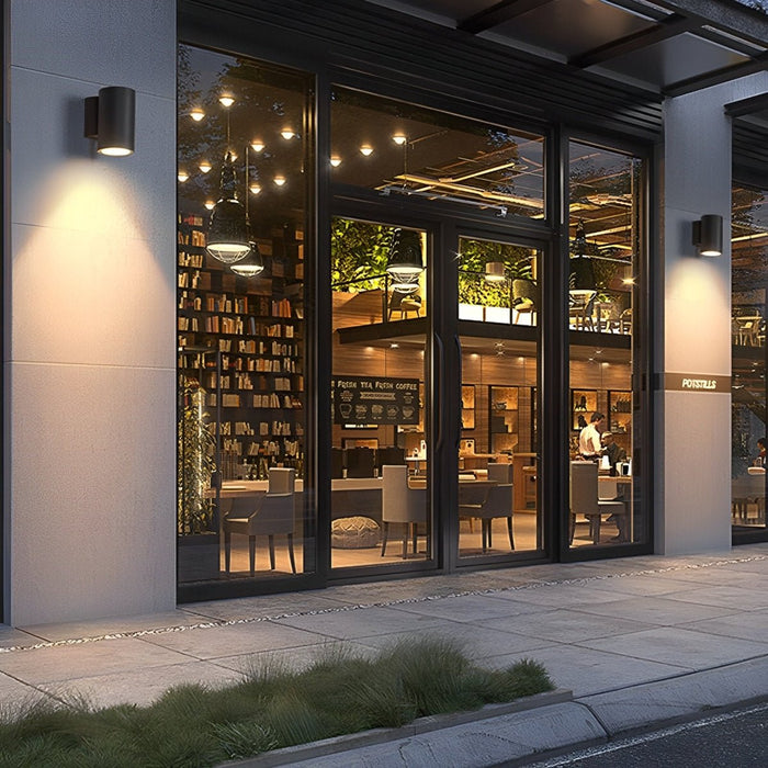 Minimalist Two-Way Lighting LED Wall Sconce - Outdoor/Indoor Waterproof Fixture