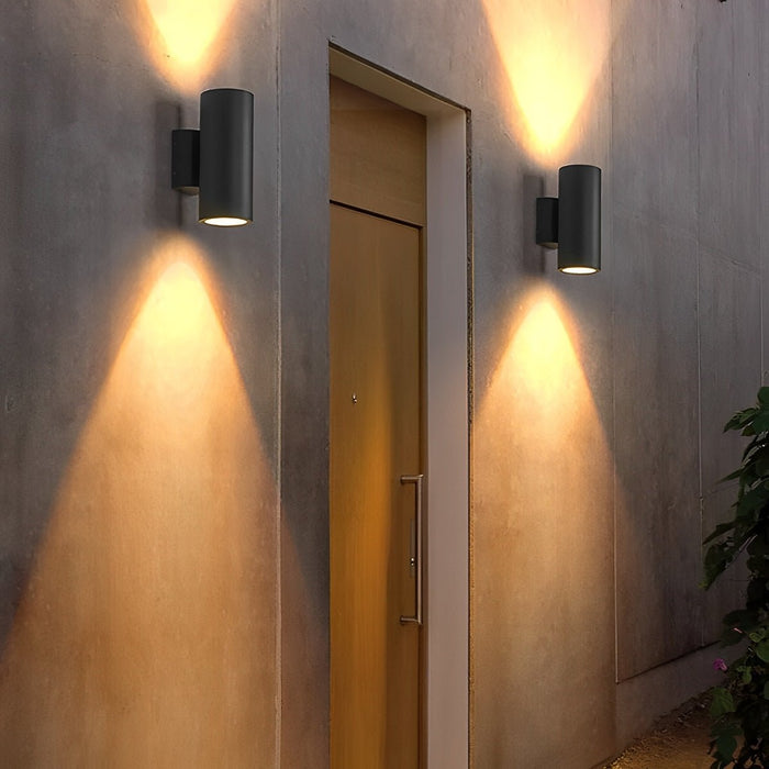 Minimalist Two-Way Lighting LED Wall Sconce - Outdoor/Indoor Waterproof Fixture