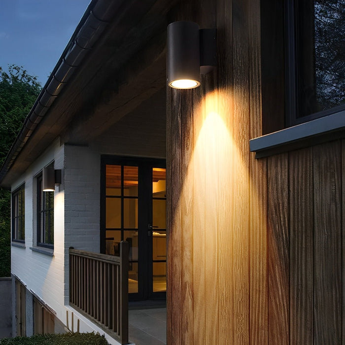 Minimalist Two-Way Lighting LED Wall Sconce - Outdoor/Indoor Waterproof Fixture