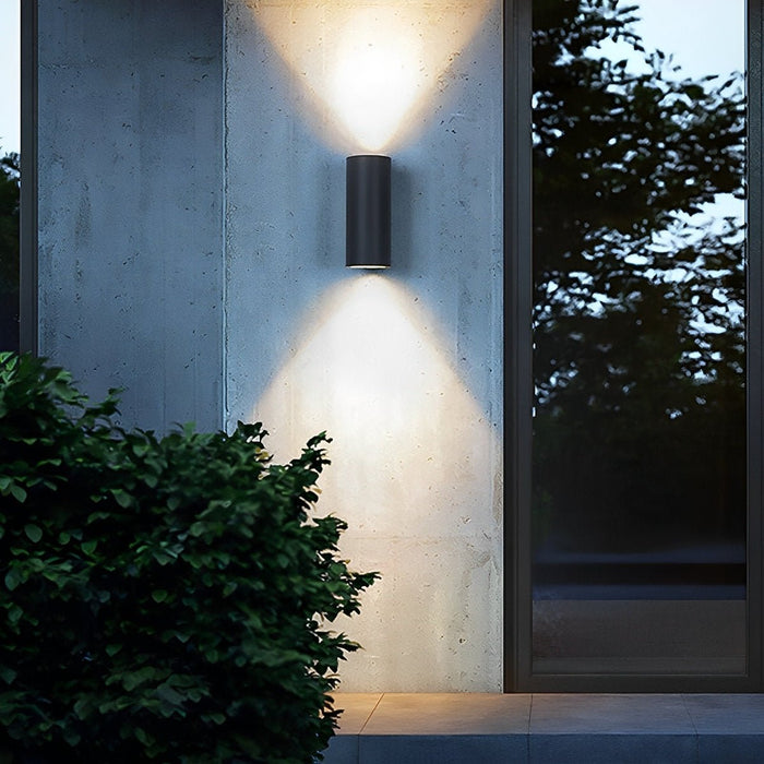 Minimalist Two-Way Lighting LED Wall Sconce - Outdoor/Indoor Waterproof Fixture