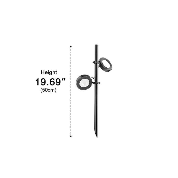 Outdoor Pathway Street Pole Light - Modern LED / Waterproof Aluminum Landscape Lamp - Hardwired Garden Fixture