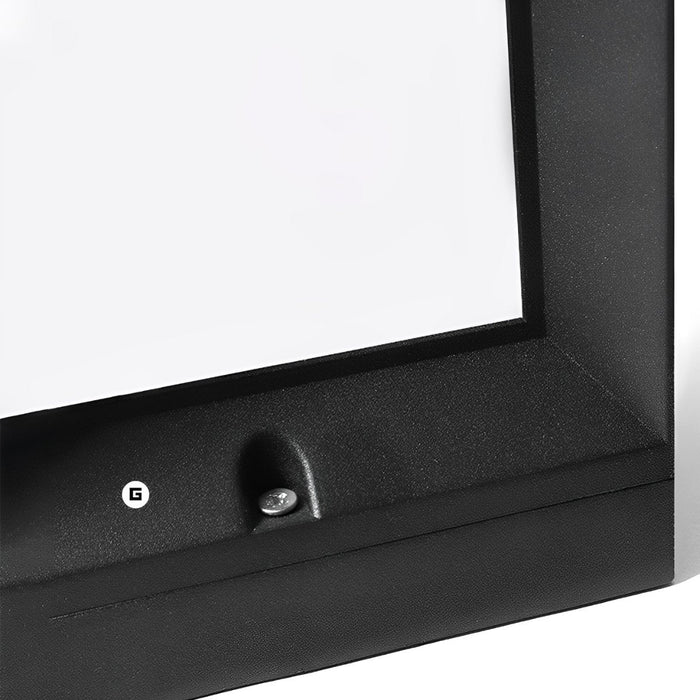 Solar Dusk to Dawn, Waterproof Modern Square LED Outdoor Post Light for Fence/Patio/Yard Security