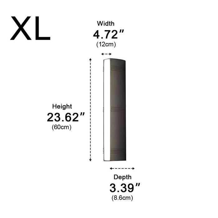 Waterproof IP65 Outdoor Wall Sconce, Modern Up Down LED Light, Die-cast Aluminum, Porch/Patio/Yard
