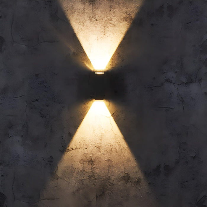 Waterproof LED Outdoor Wall Sconce, Up Down Spotlight, Architectural Accent, Patio/Porch/Yard