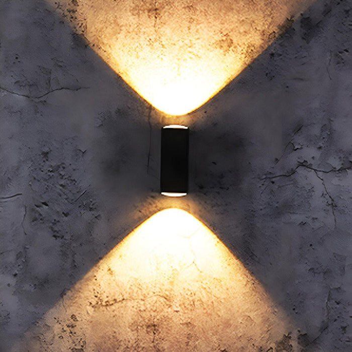 Waterproof LED Outdoor Wall Sconce, Up Down Spotlight, Architectural Accent, Patio/Porch/Yard