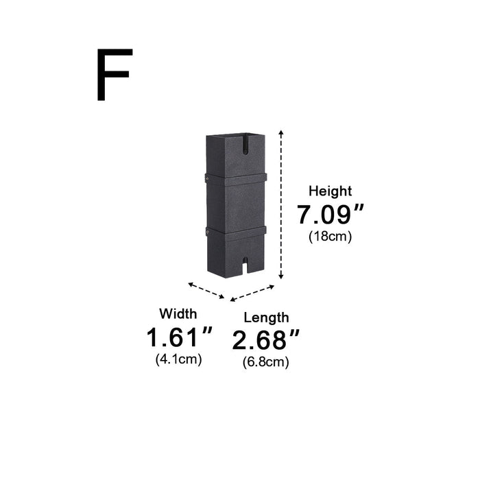 Waterproof LED Outdoor Wall Sconce, Up Down Spotlight, Architectural Accent, Patio/Porch/Yard