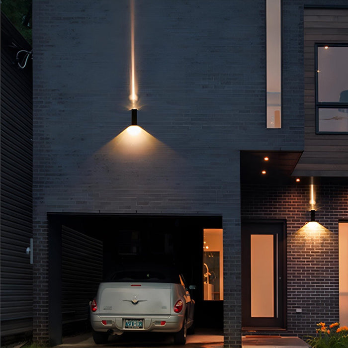 Waterproof LED Outdoor Wall Sconce, Up Down Spotlight, Architectural Accent, Patio/Porch/Yard