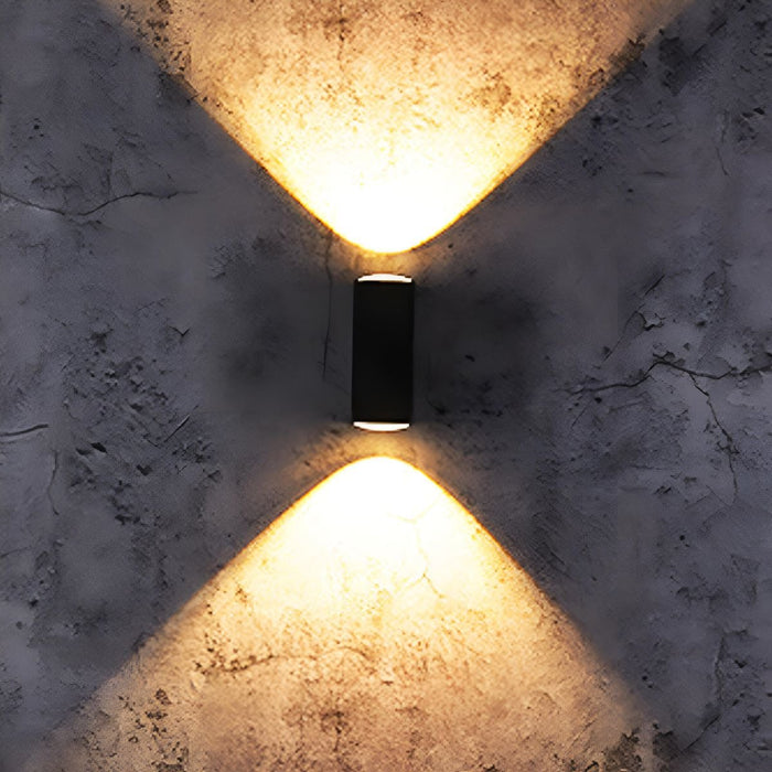 Waterproof LED Outdoor Wall Sconce, Up Down Spotlight, Architectural Accent, Patio/Porch/Yard