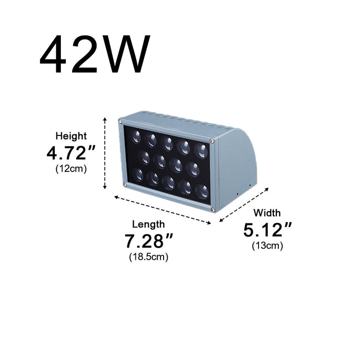 Outdoor Wall Washer Light, Up Down LED, IP65 Waterproof, Architectural Accent, Security Lighting for Patio/Porch/Yard