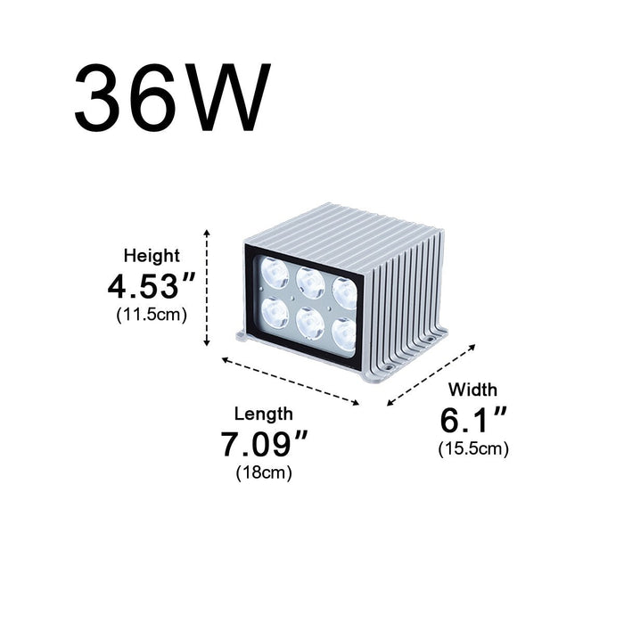 Outdoor Wall Washer Light, Up Down LED, IP65 Waterproof, Architectural Accent, Security Lighting for Patio/Porch/Yard