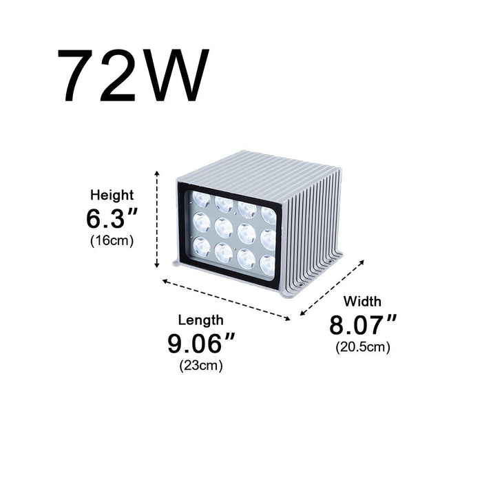 Outdoor Wall Washer Light, Up Down LED, IP65 Waterproof, Architectural Accent, Security Lighting for Patio/Porch/Yard