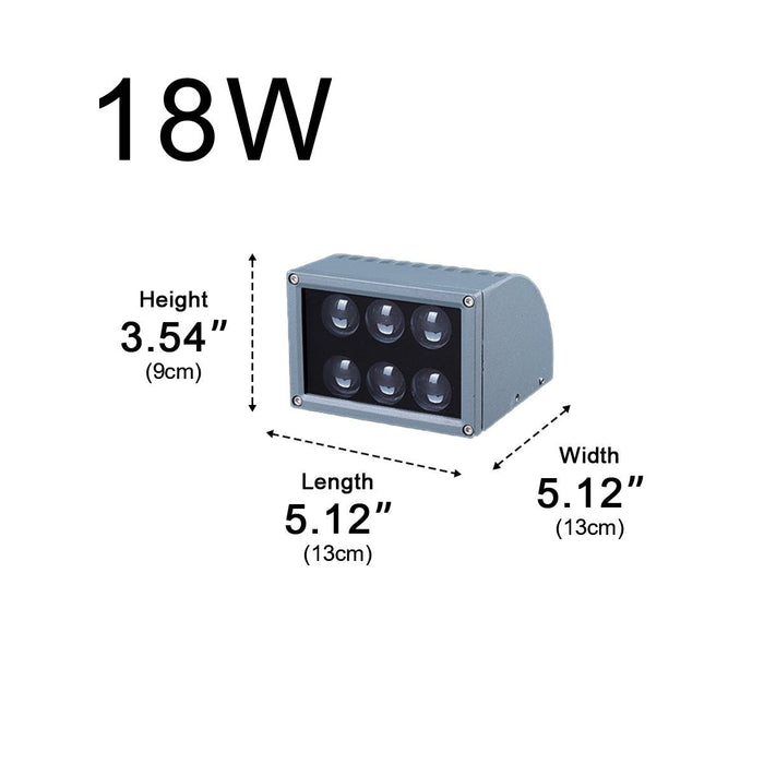Outdoor Wall Washer Light, Up Down LED, IP65 Waterproof, Architectural Accent, Security Lighting for Patio/Porch/Yard