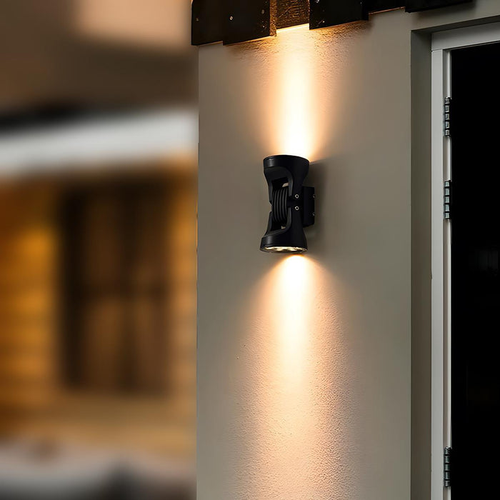 Outdoor LED Wall Sconce, Waterproof Adjustable Up Down Light, Durable, Patio/Porch/Yard
