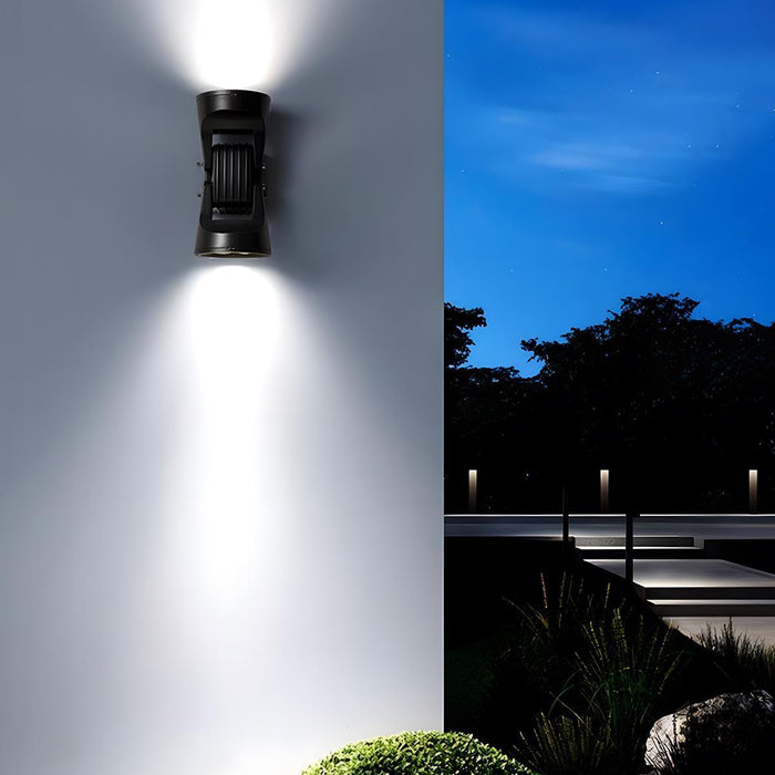 Outdoor LED Wall Sconce, Waterproof Adjustable Up Down Light, Durable, Patio/Porch/Yard