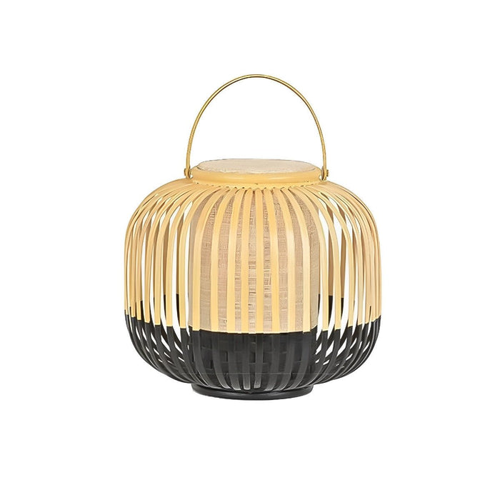 Bamboo Light Hanging Lanterns - Waterproof Outdoor Decor / Handmade Rustic Style