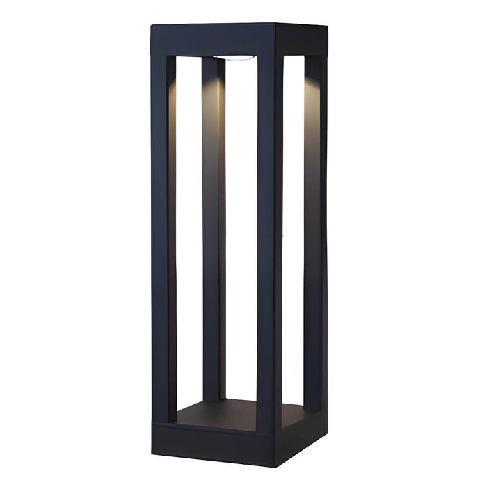 Outdoor LED Bollard Pathway Lights - Modern Square Column Design, Waterproof